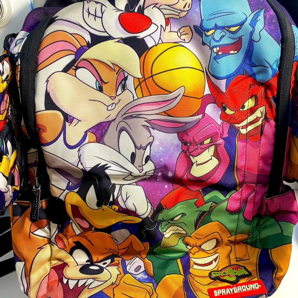 Space Jam themed SPRAYGROUND Bookbag